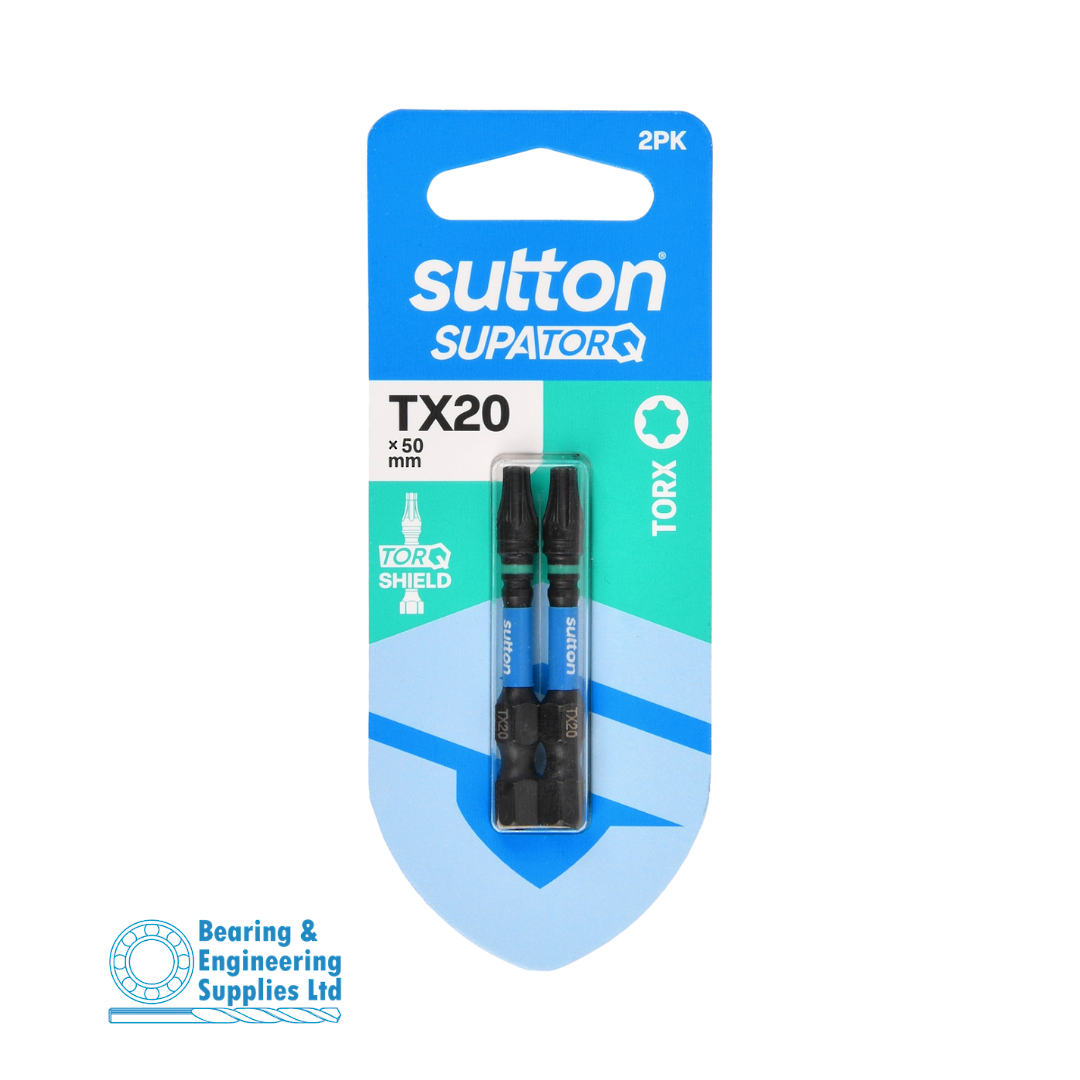 SCREWDRIVER BIT TX20X50MM 2PK SUTTON image 0