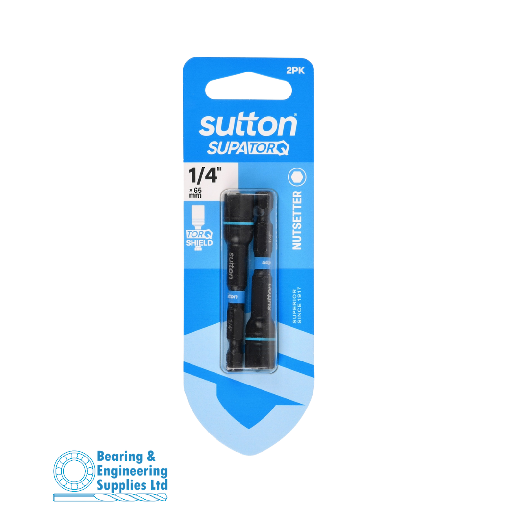 SCREWDRIVER BIT 1/4"X65 2PK SUTTON image 0