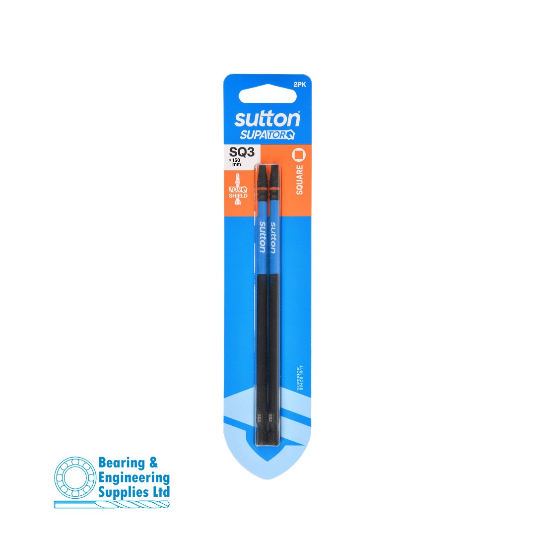 SCREWDRIVER BIT SQ3X150MM 2PK SUTTON image 0