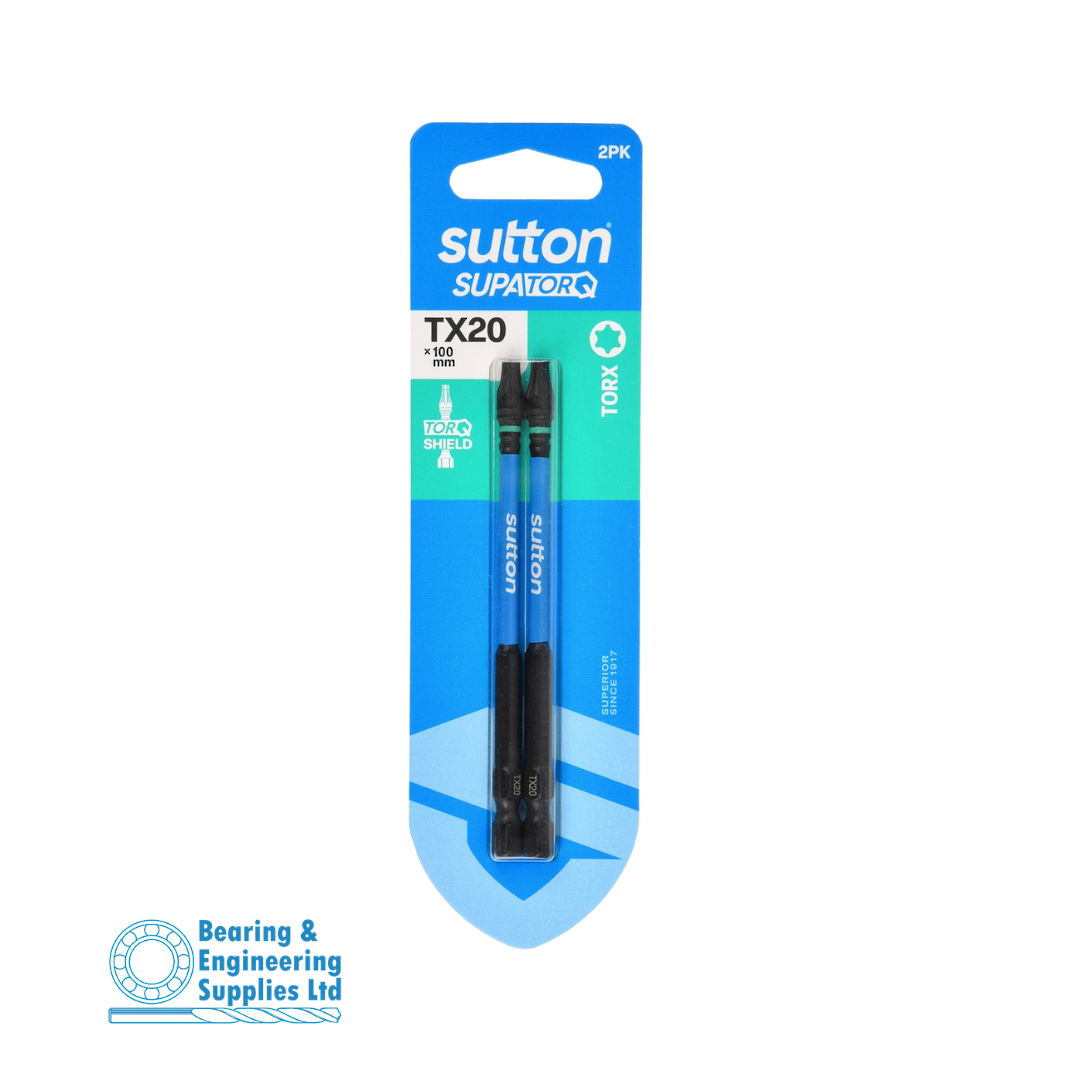 SCREWDRIVER BIT TX20X100MM 2PK SUTTON image 0