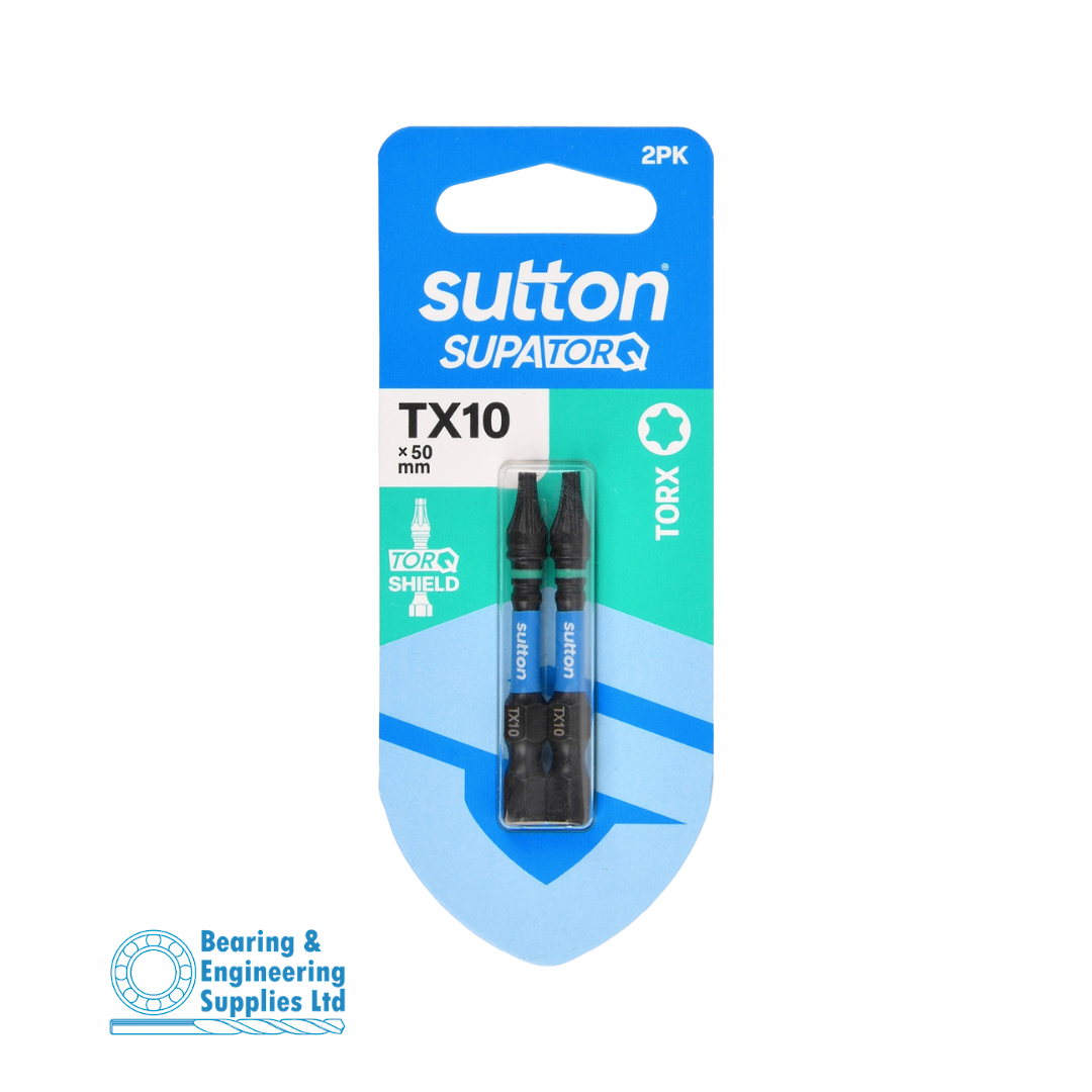 SCREWDRIVER BIT TX10X50MM 2PK SUTTON image 0