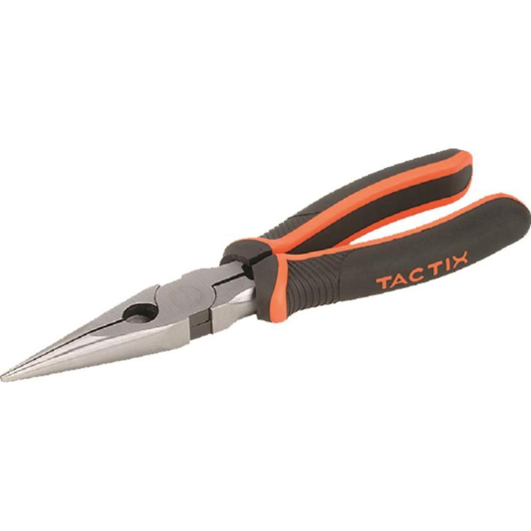 PLIER LONG NOSE 200mm 8" TACTIX image 0