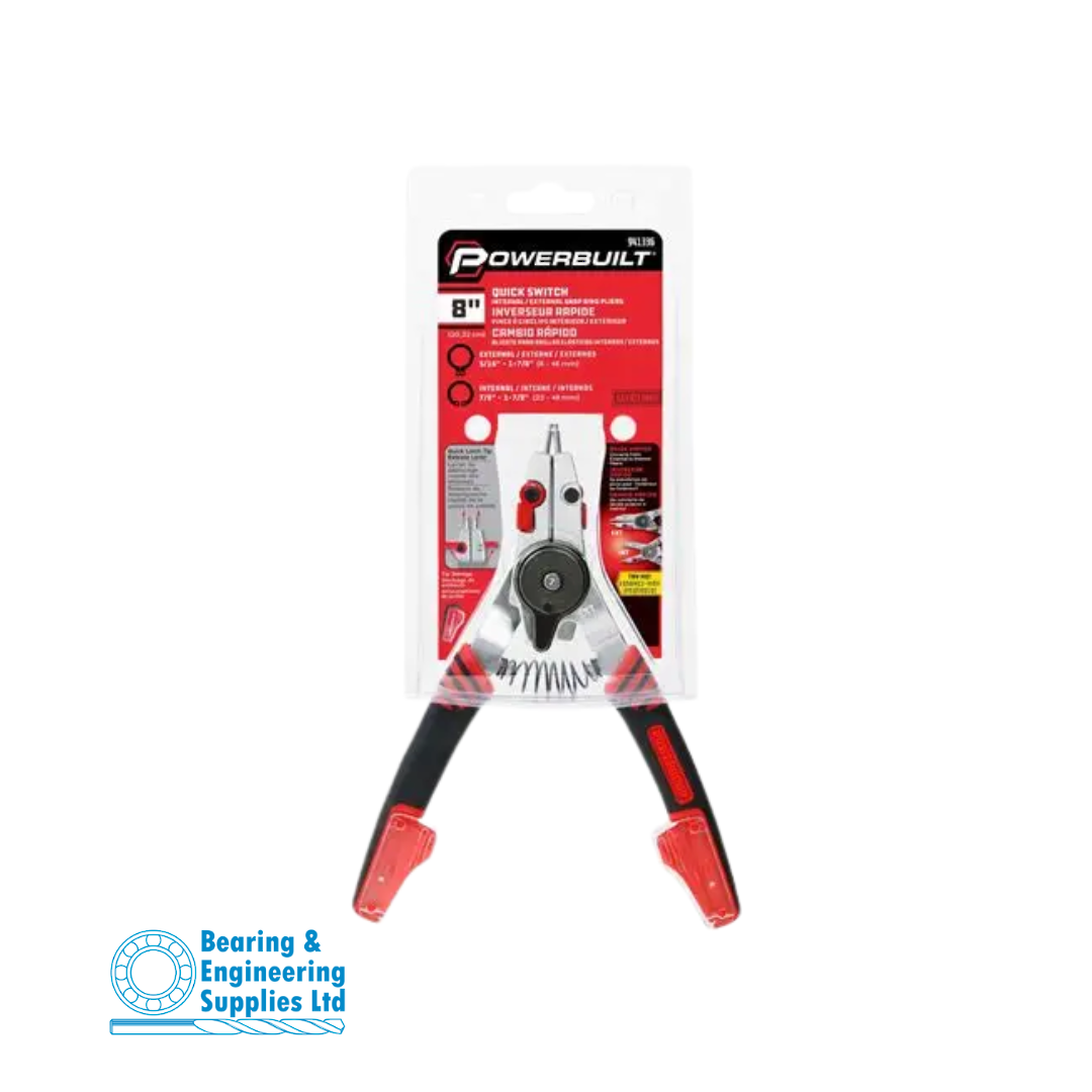 PLIER CIRCLIP INTERNAL & EXTERNAL POWERBUILT image 0