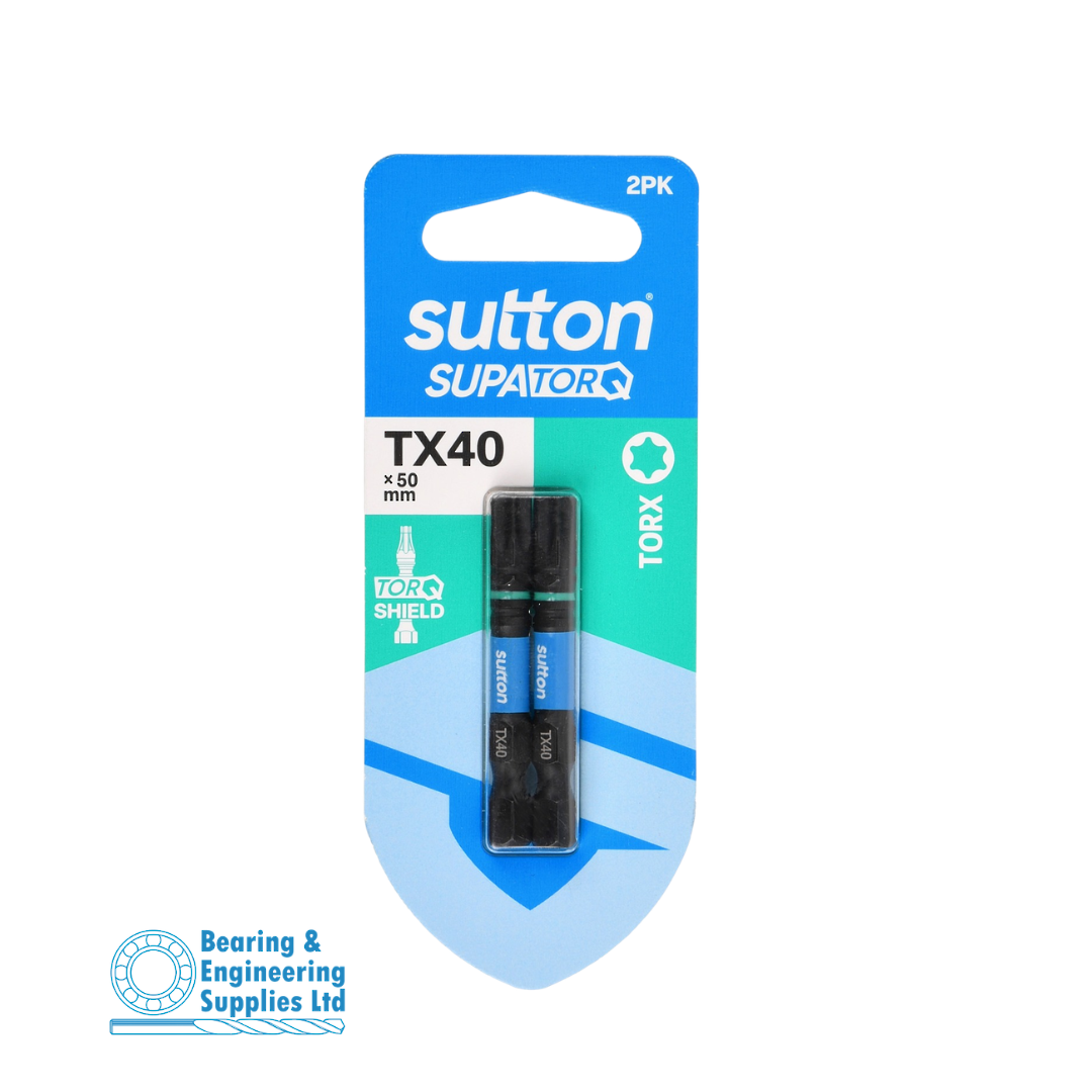 SCREWDRIVER BIT TX40X50MM 2PK SUTTON image 0
