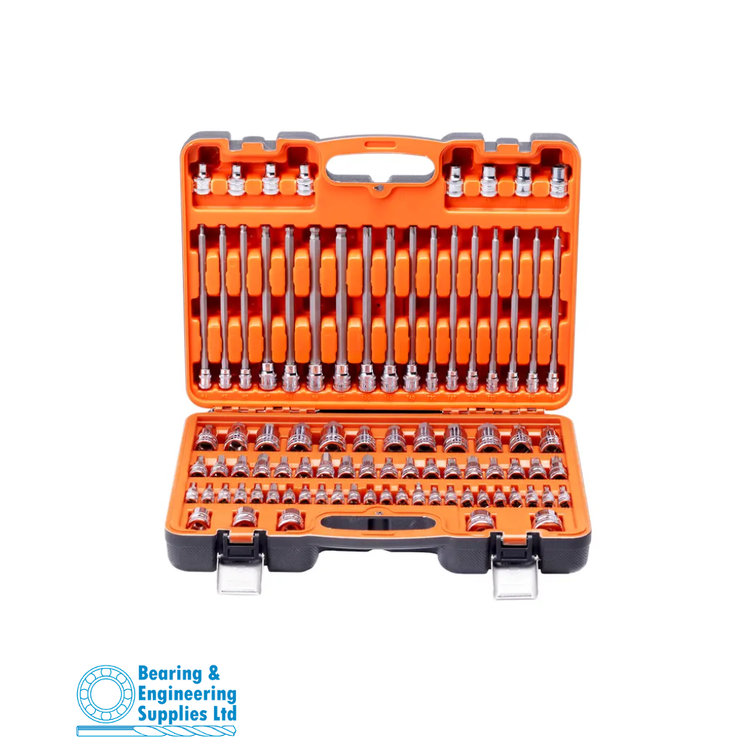 SOCKET SET HEX & TORX 1/4, 3/8 & 1/2" 84pc SP TOOLS image 0