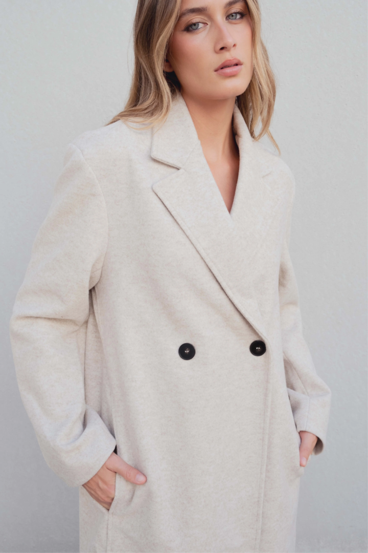 Latte Longline Coat image 2