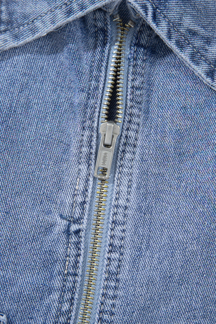 Millie Pearl Trim Denim Jacket image 8