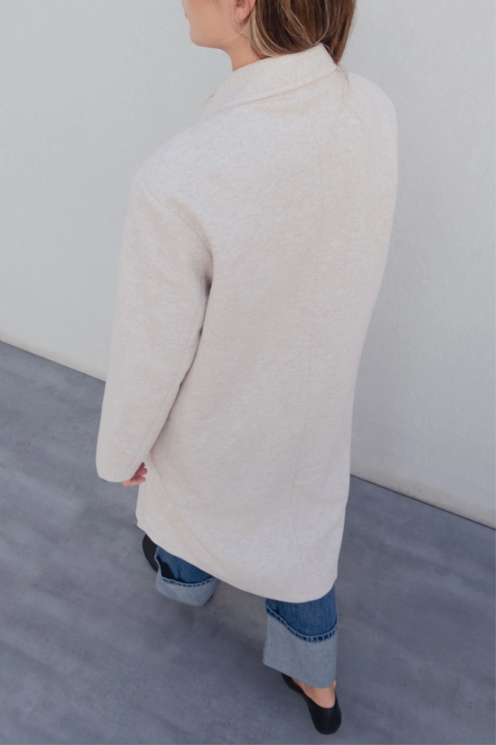 Latte Longline Jacket Small image 4