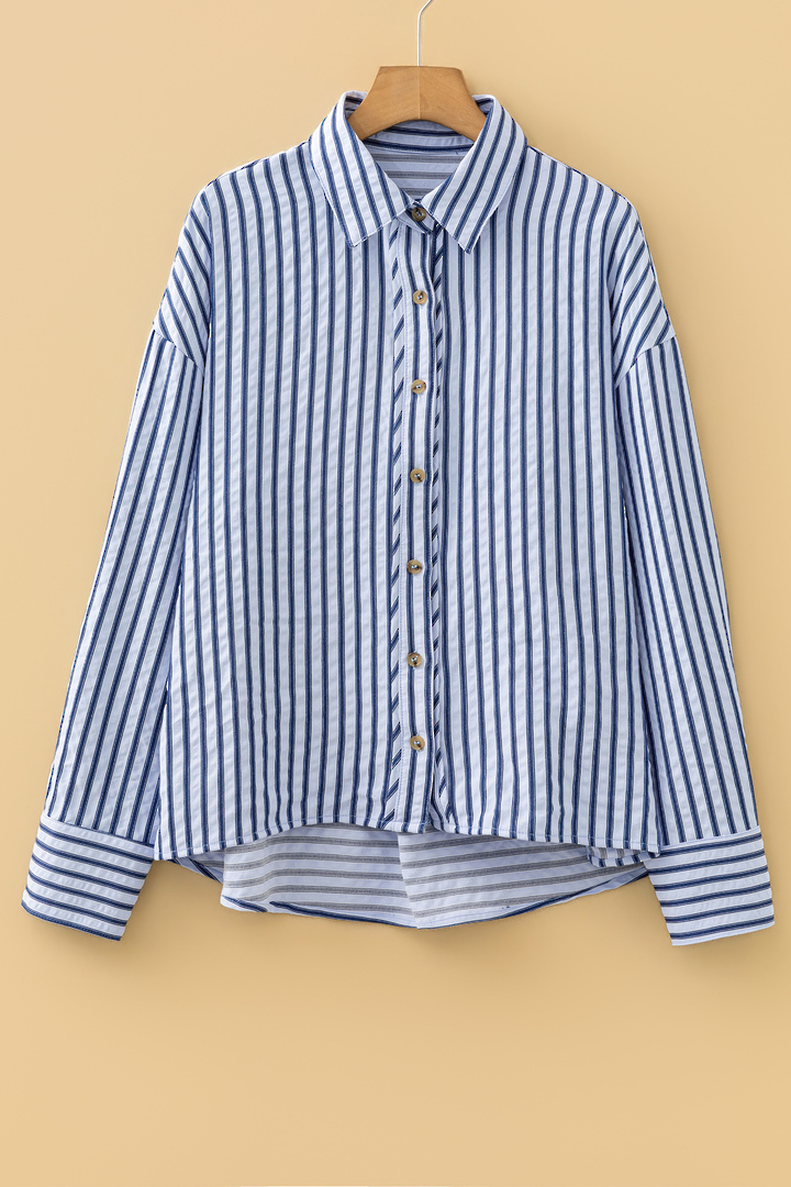 Emerson Striped Shirt Blue Medium image 0