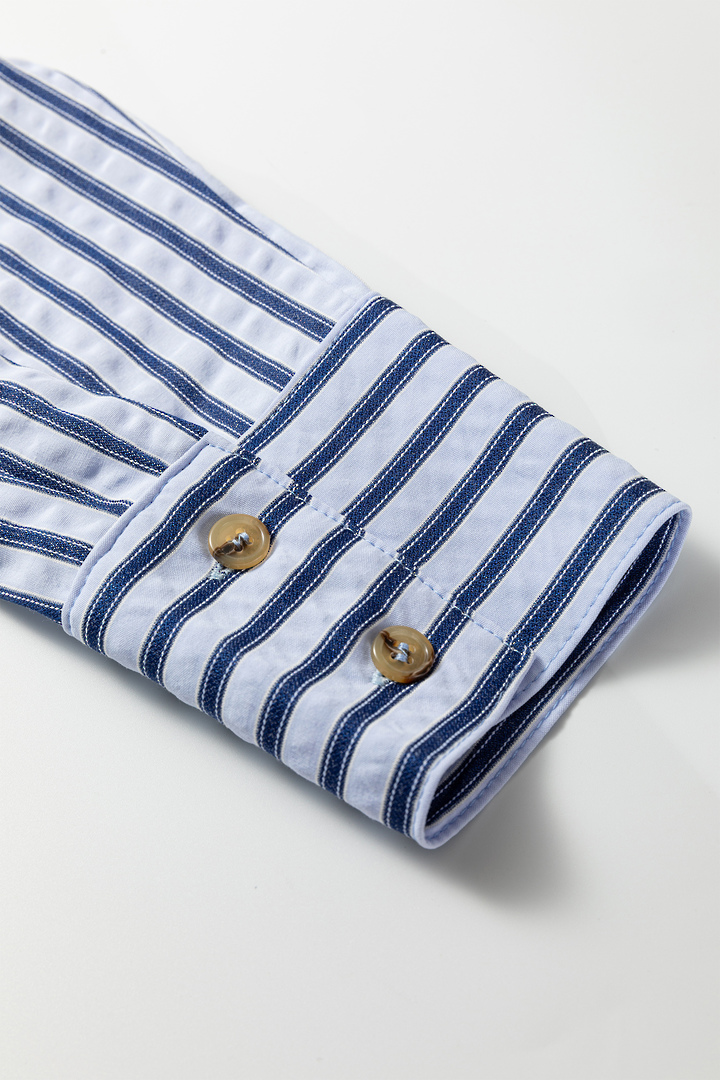 Emerson Striped Shirt Blue Medium image 6