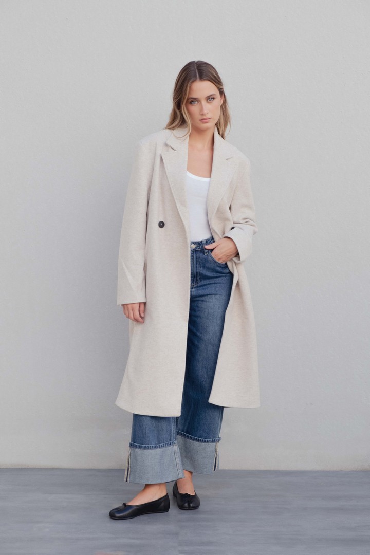 Latte Longline Coat image 0
