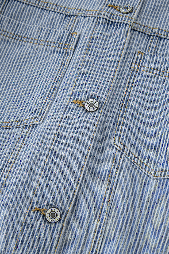Metro Pinstripe Jacket Sky Blue Large image 10