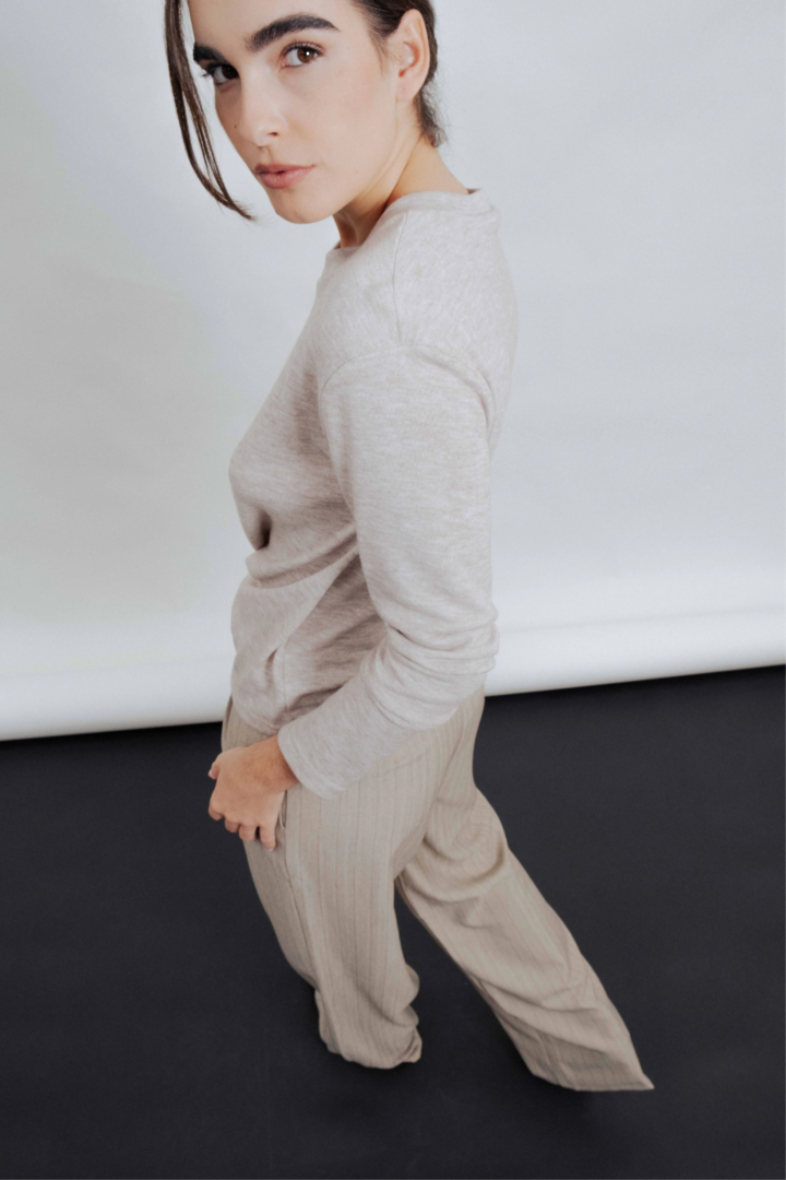Sculpt Wrap Cardigan Sand Small image 1
