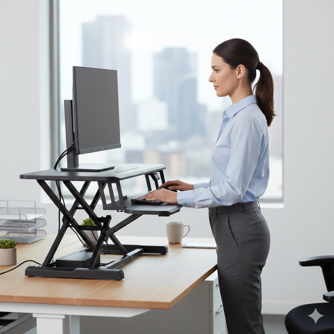Electric Scissor Lift Desktop Riser image 0