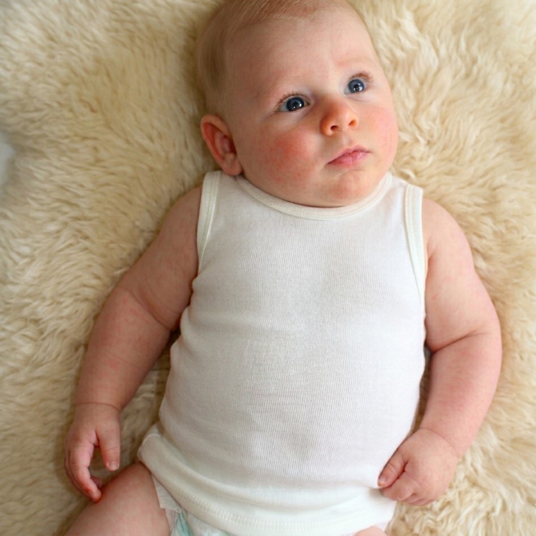 100% Merino Baby Singlet image 0