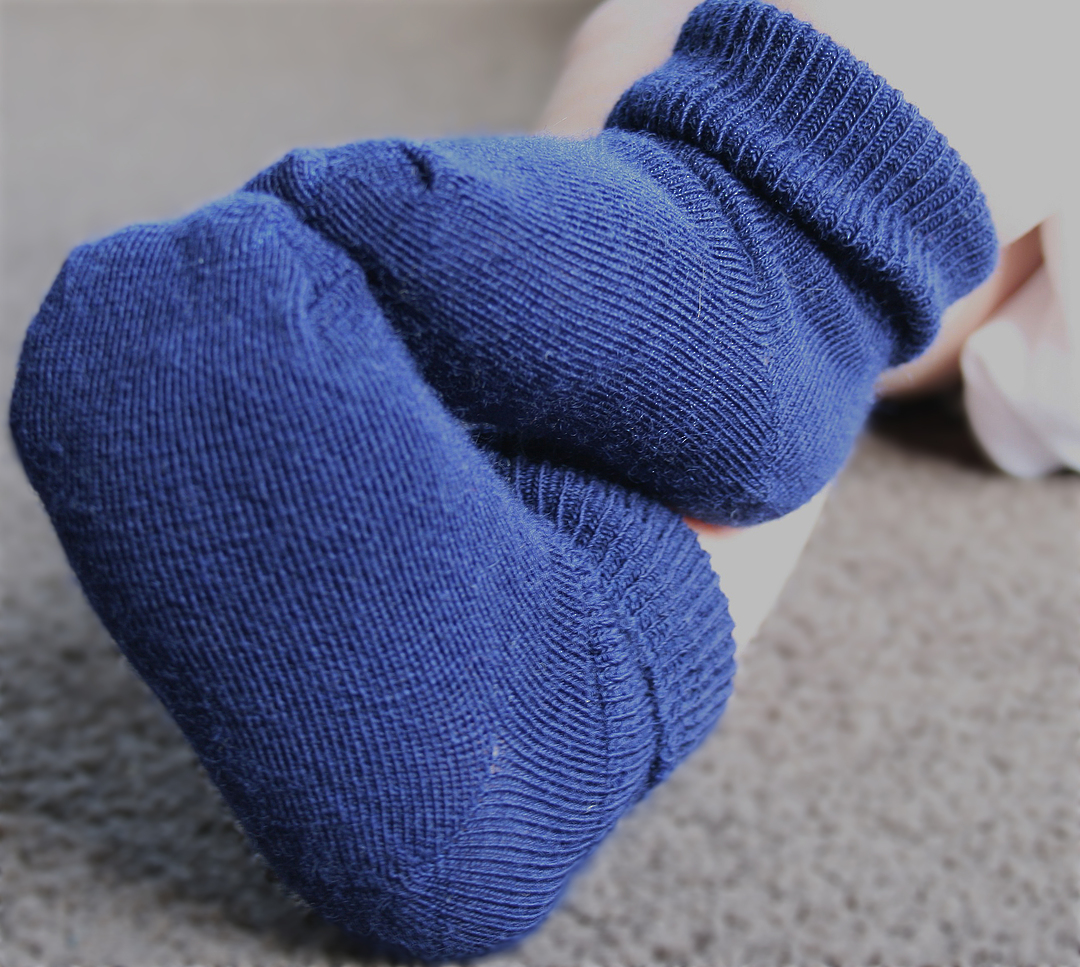 Merino Ankle Sock Newborn to Six Months (style 010) pack of 2 image 1