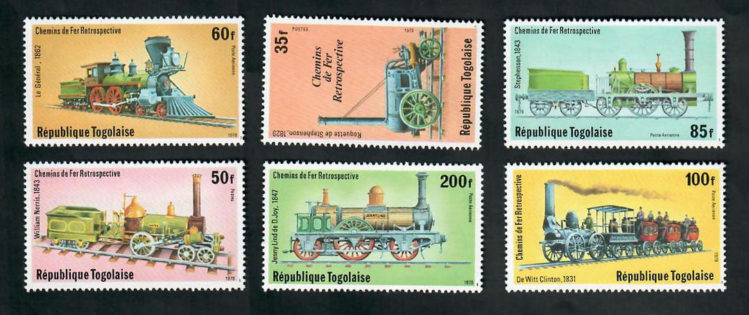 TOGO 1979 Trains. Set of 6. - 20518 - UHM image 0