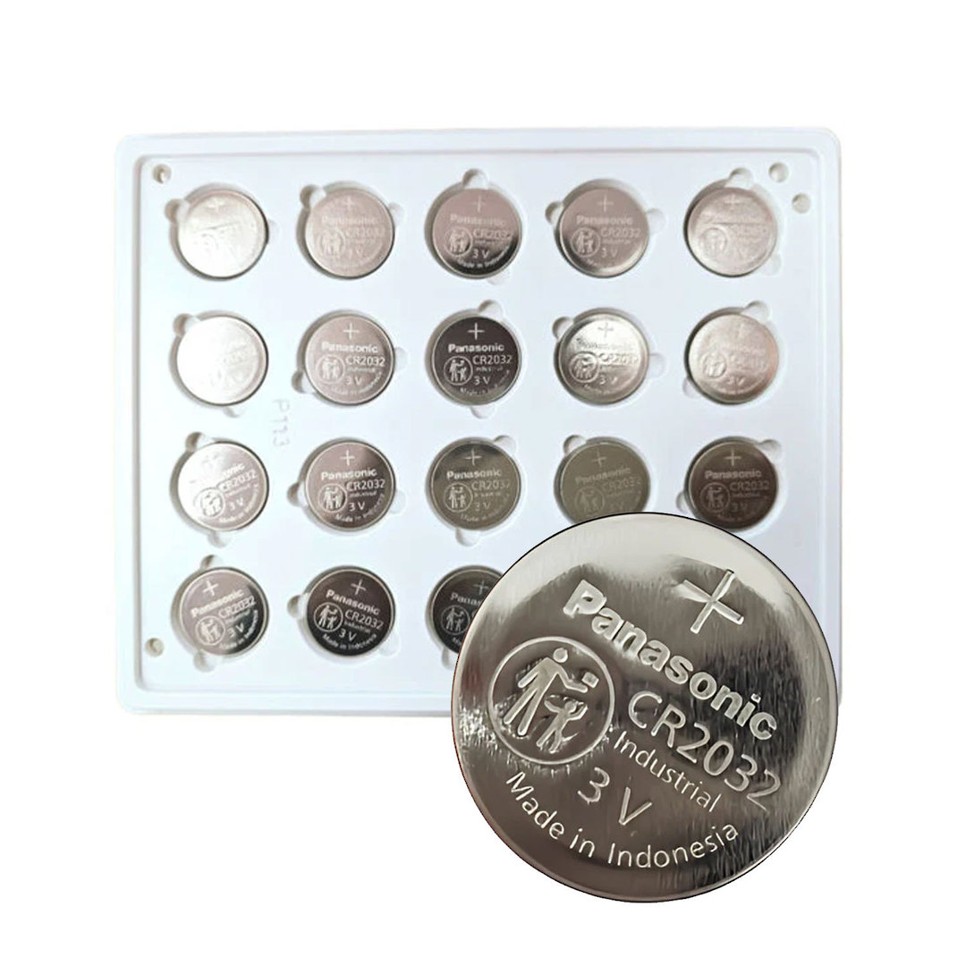 Panasonic CR2032 Lithium Battery 20 Tray image 0