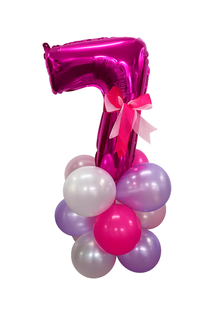 Mini Foil Single Number on Base image 0