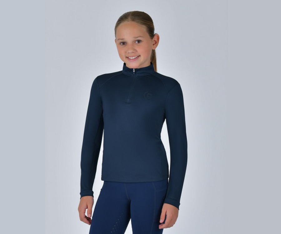 Dublin Kids Breathable Long Sleeve Riding Top image 1