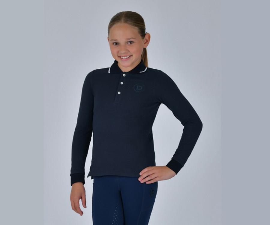 Dublin Kids Cotton Pique Long Sleeve Polo image 0