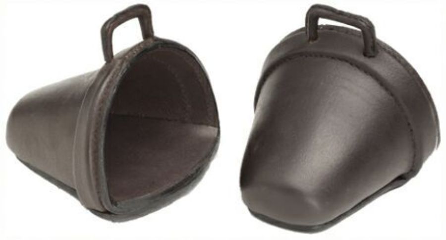 Aintree Leather Covered Childs Clogs image 0