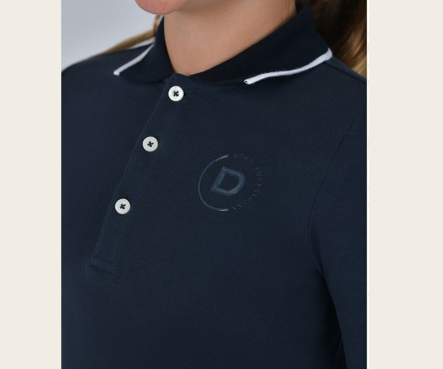 Dublin Kids Cotton Pique Long Sleeve Polo image 1