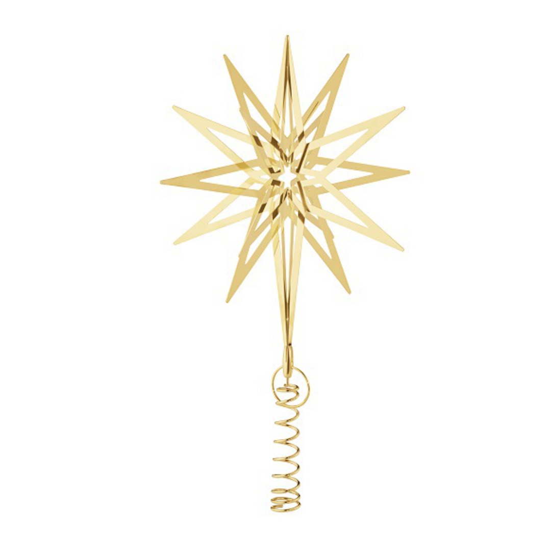 Georg Jensen Perennial Topper Star Medium, Gold *ETA Nov image 0