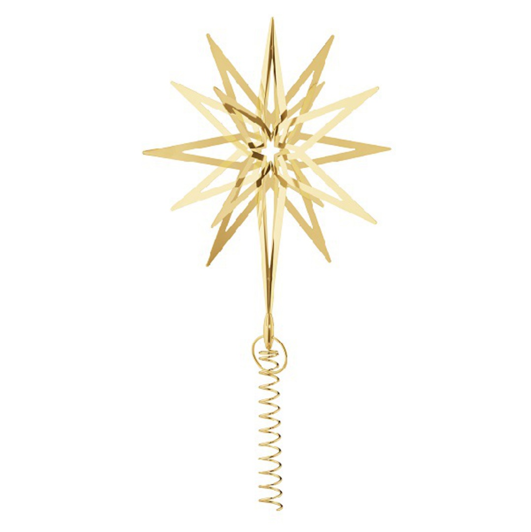 Georg Jensen Perennial Topper Star Large, Gold *ETA Nov image 0