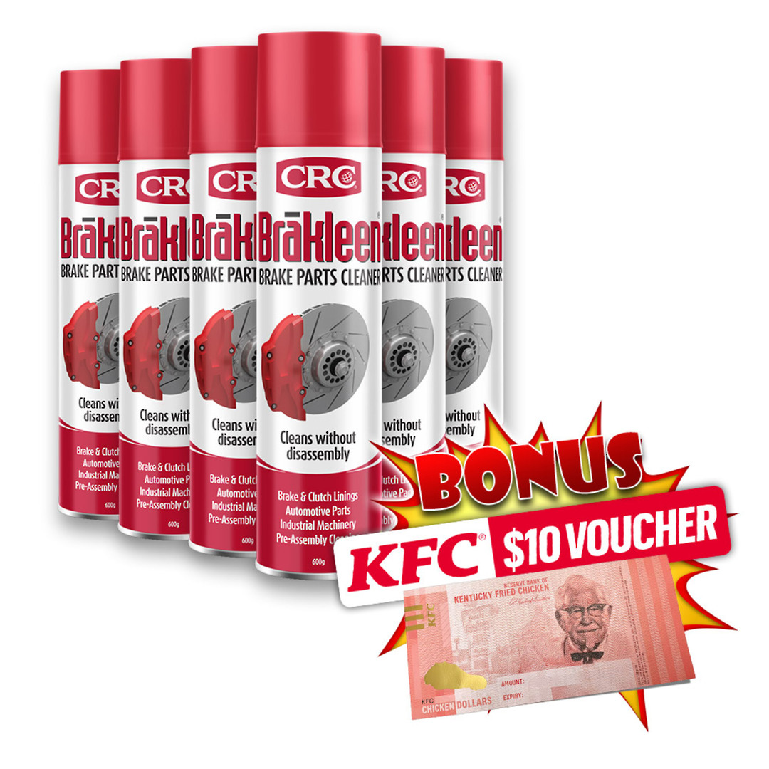 CRC Brakleen 6X600g KFC Promo Pack image 0
