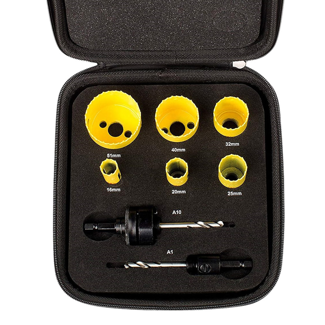 Starrett Holesaw Set 8pc Deep Cut Starrett image 0
