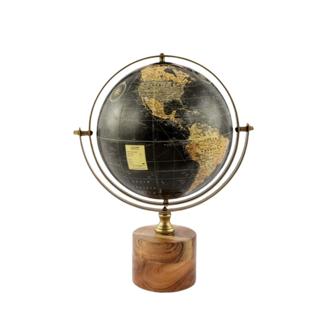 GLOBAL TRAVELLER PAPIER MACHE GLOBE image 0