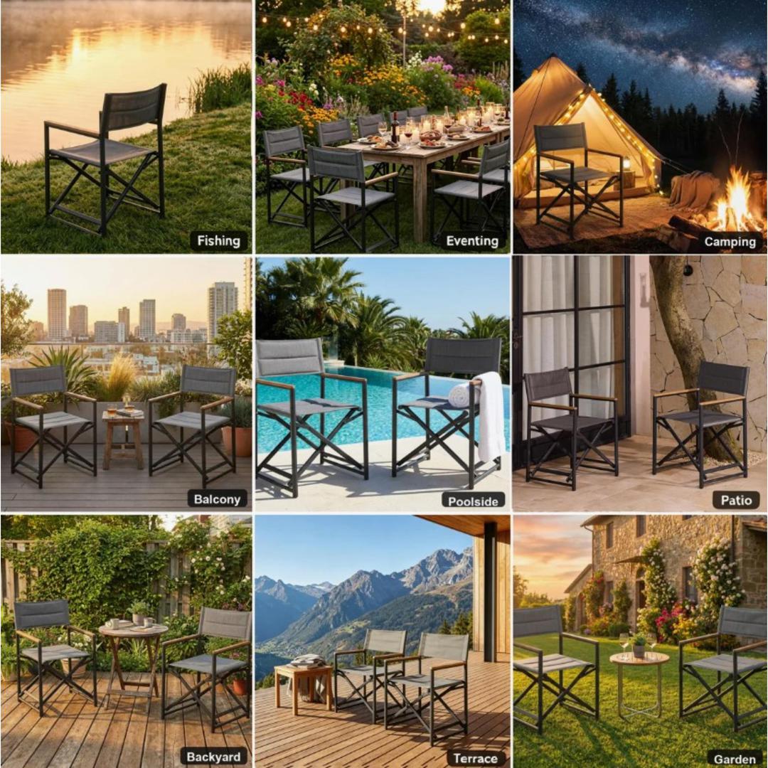XETA OUTDOOR DIRECTORS CHAIR image 5