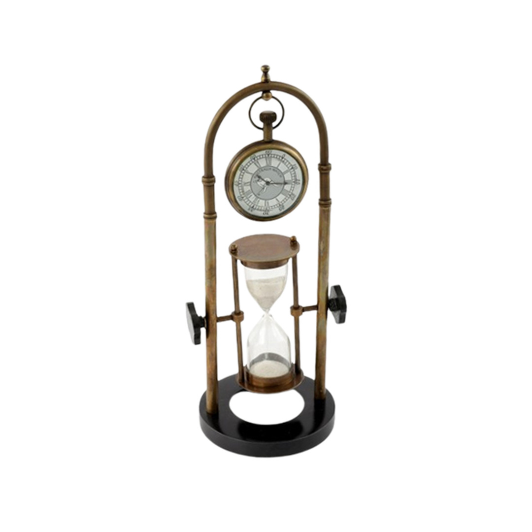 ARCH REVOLVING SAND TIMER W. HANGING CLOCK image 0