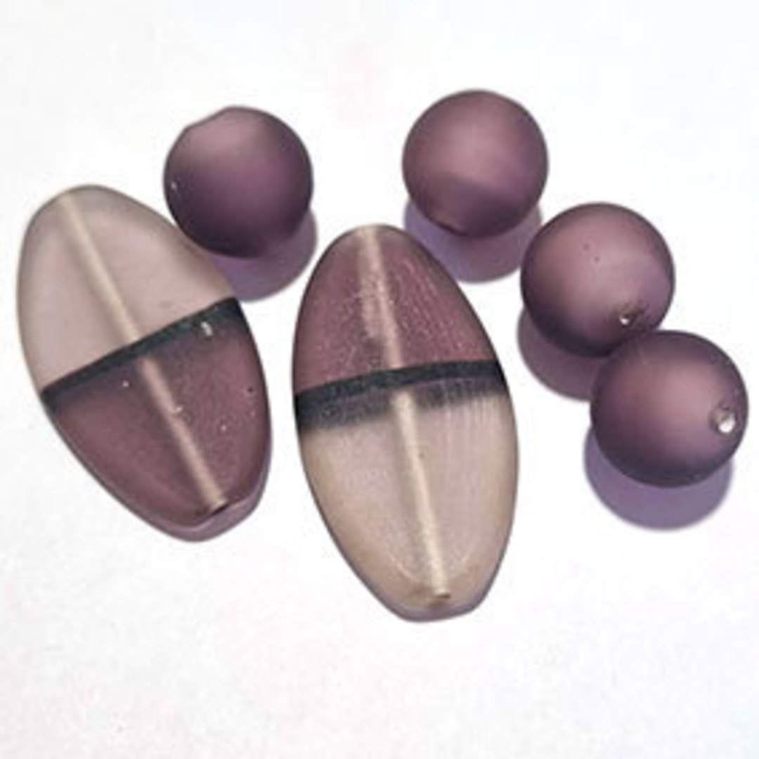 Queen Mum's Destash 17 - Czech Lampwork Beads - 12mm - 32mm image 0