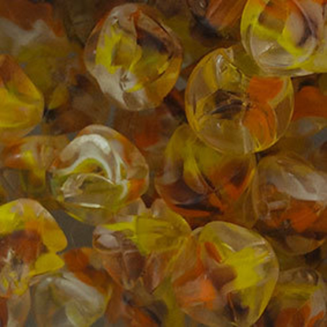 Chinese Twisted Round, 10mm - Orange multi image 0