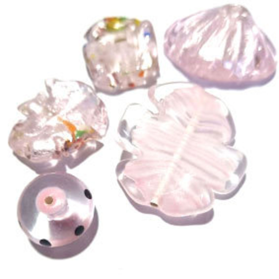 Queen Mum's Destash 18 - Czech and Chinese Lampwork Beads - 12mm - 28mm image 0
