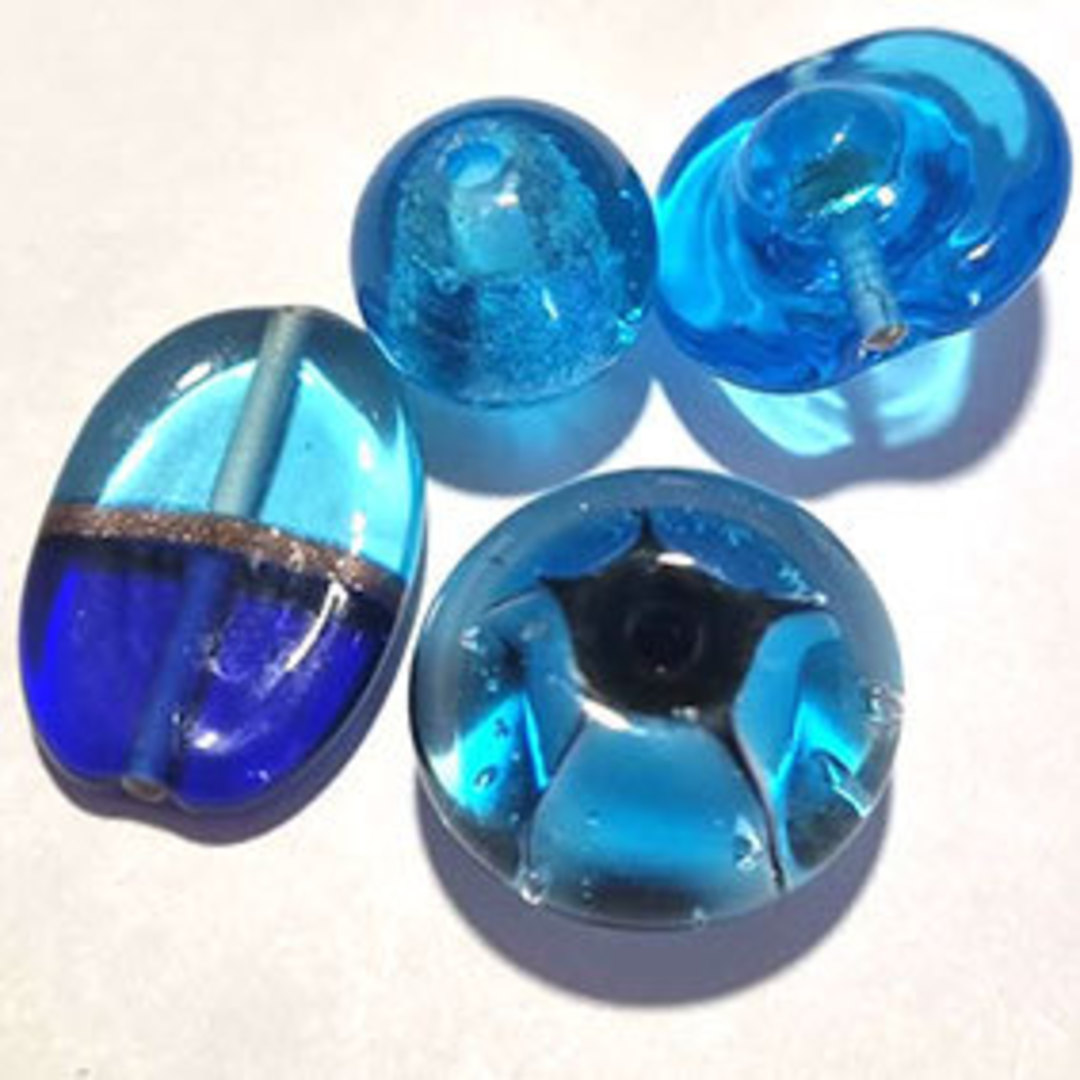Queen Mum's Destash 35 - Czech Lampwork Beads - 10mm - 22mm image 0