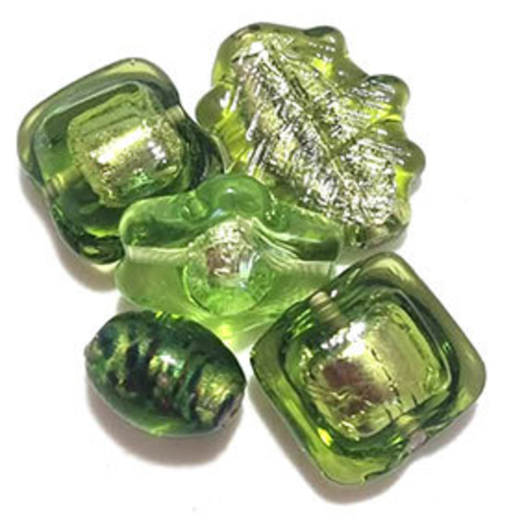 Queen Mum's Destash 4 - Czech Lampwork Beads - 16mm - 22mm image 0