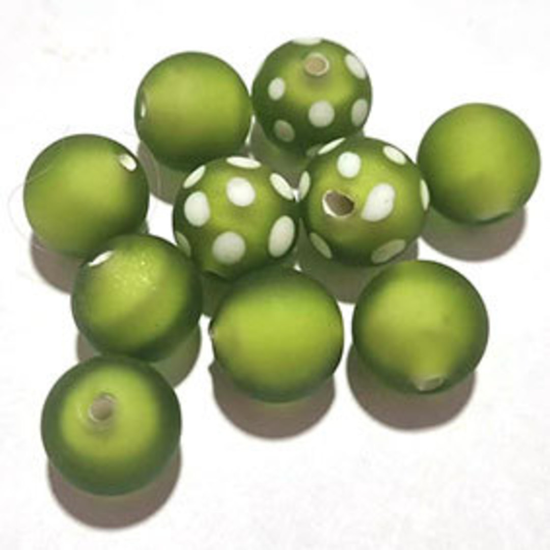 Queen Mum's Destash 32 - Czech Lampwork Beads - 12mm image 0