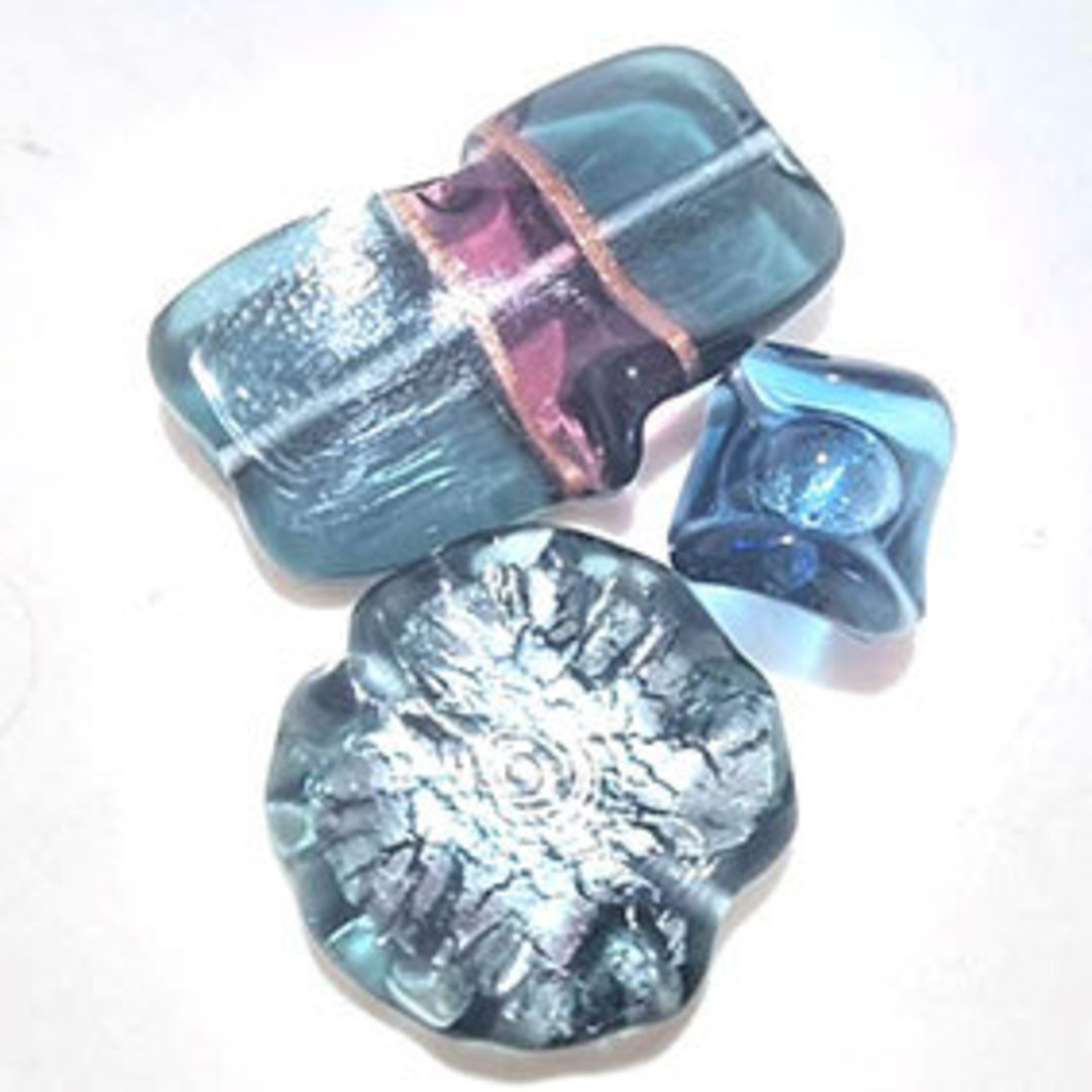 Queen Mum's Destash 11 - Czech Lampwork Beads - 16mm - 36mm image 0