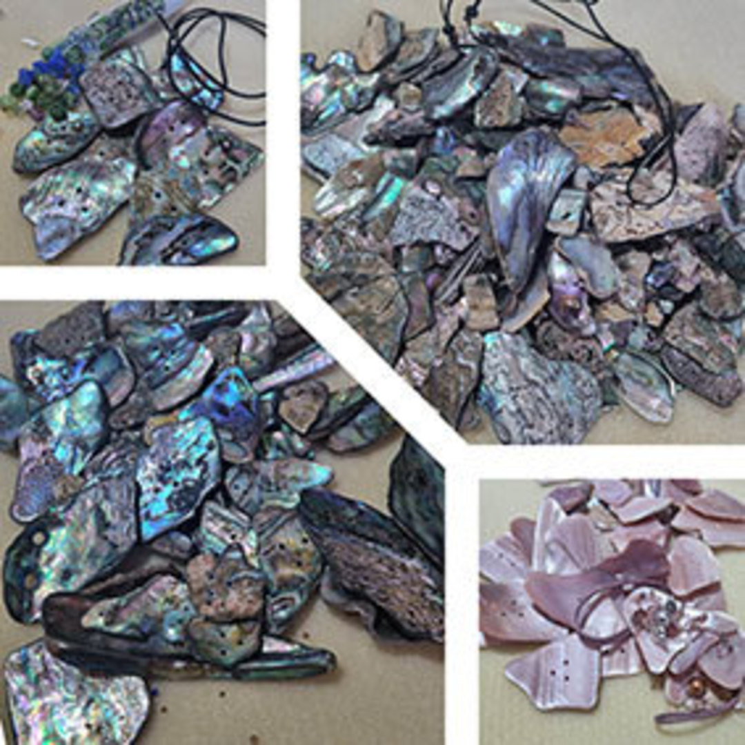 Queen Mums Destash: Shell pieces and a few beads image 0