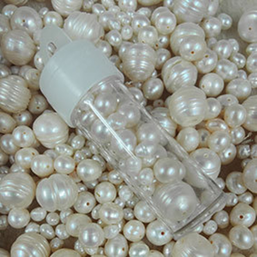 Freshwater Pearl Mix 6: Creams image 0