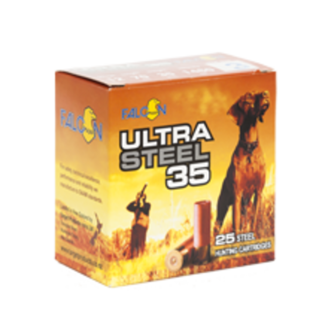 FALCON 12GA ULTRA STEEL 35GRAM 2,3/4" #4 SLAB/250 CARTRIDGES image 0