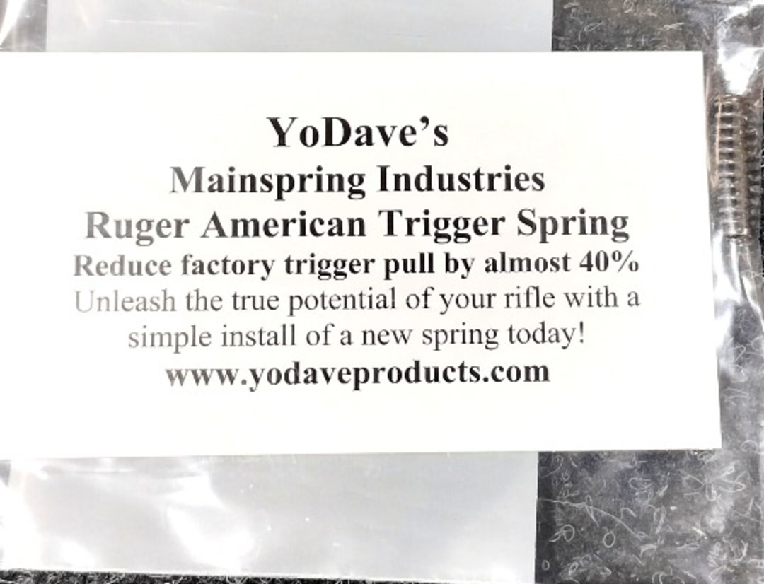 Yo Dave Ruger American Trigger Spring Kit image 0