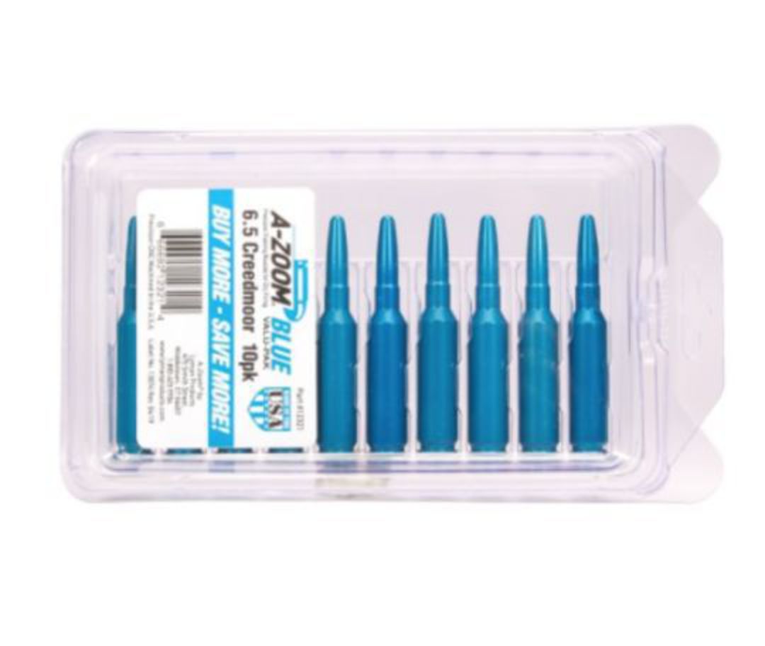 A-Zoom Blue Snap Cap 6.5 Creedmoor (x10) image 0