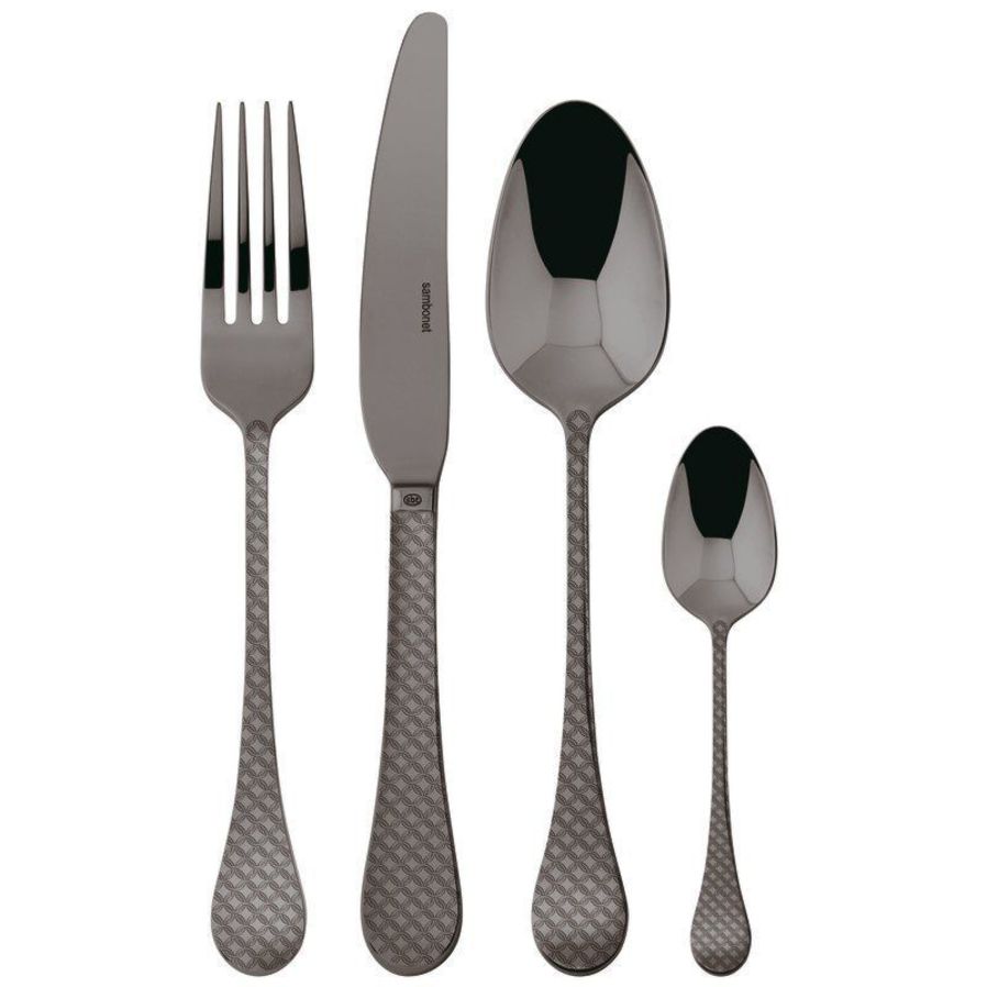 Taormina PVD 2 Black 24 Piece Set image 0