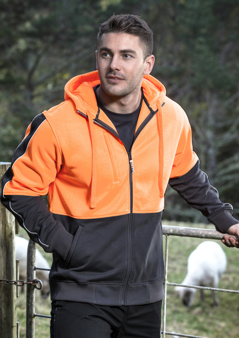 Syzmik ZT485 Unisex Hi Vis Full Zip Hoodie image 5