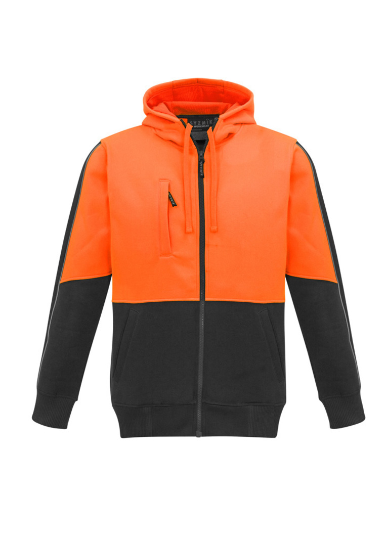 Syzmik ZT485 Unisex Hi Vis Full Zip Hoodie image 4
