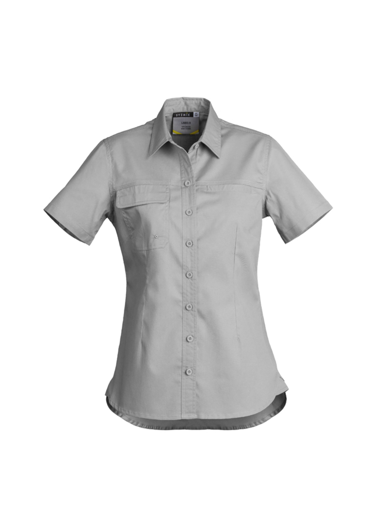 Syzmik ZWL120 Womens Lightweight Tradie Short Sleeve Shirt image 2